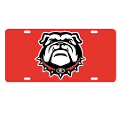 【中古】【未使用・未開封品】Georgia Bulldogs新しい赤い車ロゴタグ