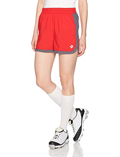 【中古】【未使用・未開封品】DeMariniレディースyard-workトレーニングショーツ、スカーレット/ Goatベリー