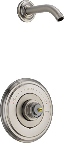 【中古】【未使用・未開封品】Delta T14297-SSLHP-LHD Cassidy 14シリーズ シャワートリム ハンドルまたはシャワーヘッドなし ステンレススチール