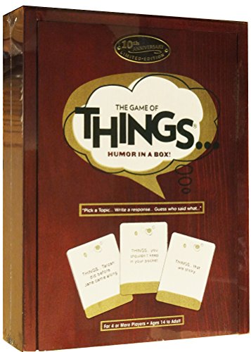 【中古】【未使用・未開封品】The Game of Things.. Humor in a Box! 10th Anniversary Limited Edition Wood Book Collection