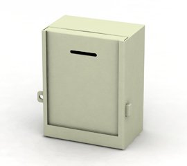 【中古】【未使用・未開封品】Wideメタルチャリティボックスwithサイドロック|AJIMURA-SHOP