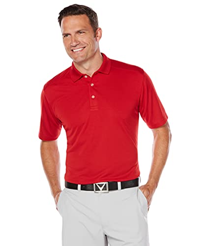 【中古】【未使用・未開封品】Callaway Men's Golf Short Sleeve Core Performance Polo Shirt%カンマ% Chili Pepper%カンマ% X-Large|AJIMURA-SHOP