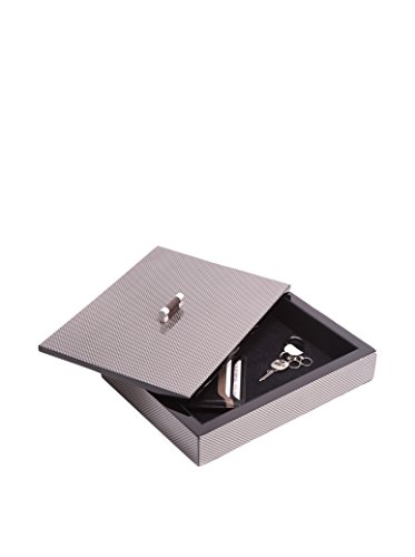 【中古】【未使用・未開封品】Bey-Berk 社製 カーボンファイバー ラッカー塗装 木製トレイ カバー付き NoSize グレー BB667STL｜AJIMURA-SHOP