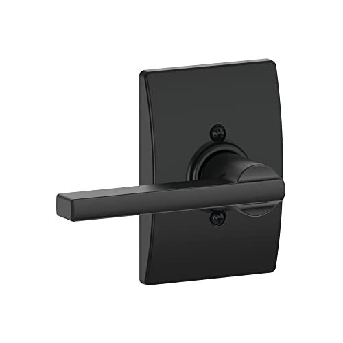 【中古】【未使用・未開封品】Schlage Lock Company ラティチュードレバー センチュリートリム 非回転ロック マットブラック (F170 LAT 622 CEN)｜AJIMURA-SHOP