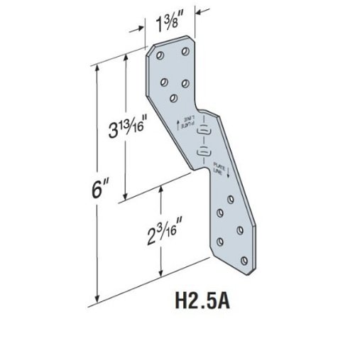 【中古】【未使用・未開封品】300パックシンプソンStrong Tie h2.5?aハリケーンタイ新しいスタイル|AJIMURA-SHOP