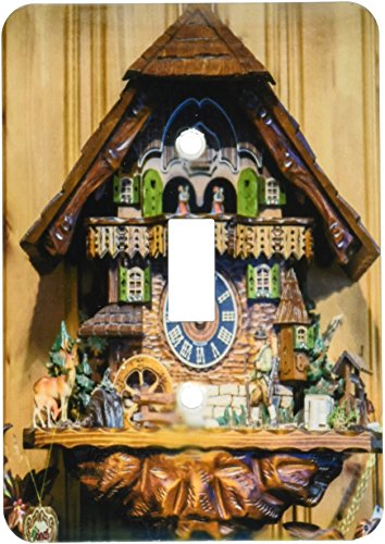 【中古】【未使用・未開封品】3dRose lsp_188522_1 Cuckoo Clock 販売用 ロテンブルク ドイツ ライトスイッチカバー
