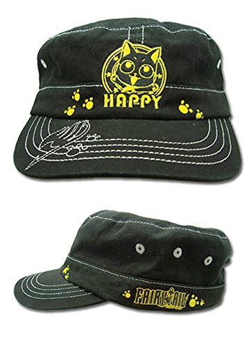 【中古】【未使用・未開封品】Hat - Fairy Tail - New Happy Yellow Cadet Cap Anime Licensed ge32218|AJIMURA-SHOP