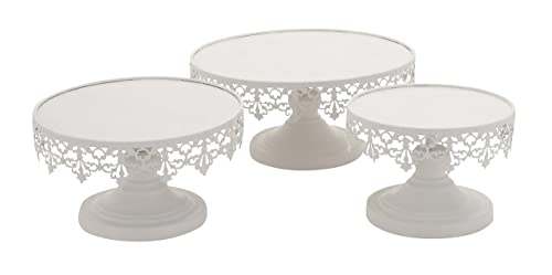 【中古】【未当て嵌める・未開封品】Deco 79 96998 Metal Cup Cake Stands (Set of 3), 8/10/13 by Deco 79