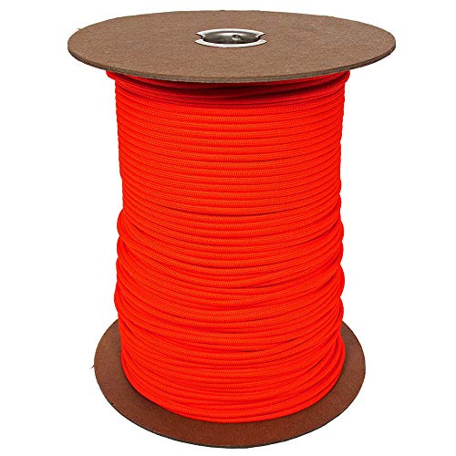 【中古】【未当てはめる・未開封品】PARACORD PLANET ? ブランド名 ナイロン 550重量ポンド 印字機III 商用点数 7同盟罷業地びた パラコード 亜米利加製 1000フート 木管 (ネオンオレン