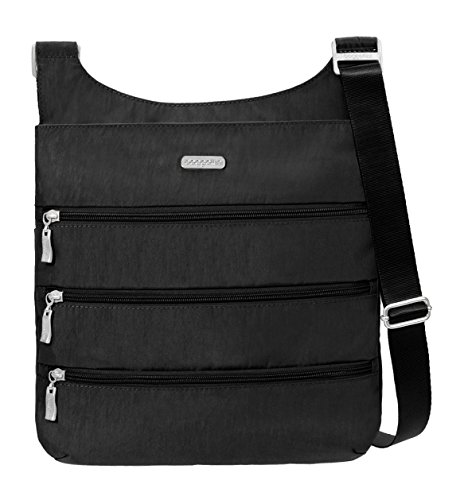 【中古】【未使用・未開封品】Baggallini Big Zipper Crossbodyバッグ US サイズ: One Size カラー: ブラック｜AJIMURA-SHOP
