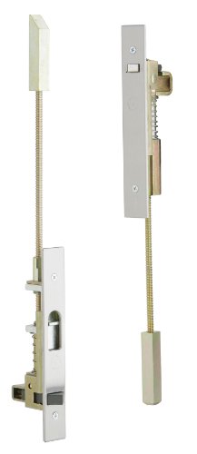 【中古】【未使用・未開封品】Ives FB51P US32D Constant Latching Flush Bolts for Metal Door, Pair of Top and Bottom Bolts, Satin Stainless Steel Finish by IVES