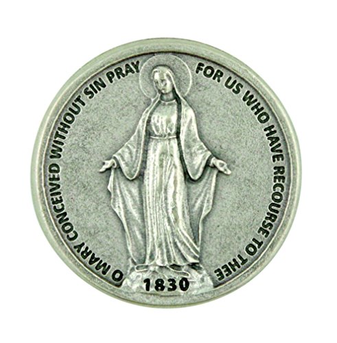 【中古】【未使用・未開封品】Our Lady of Graceメダイポケットトークンwith雹メアリー祈りBack