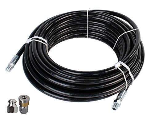 【中古】【未使用・未開封品】Sewer Jetter Kit Hose & 2 Nozzles 1/4\