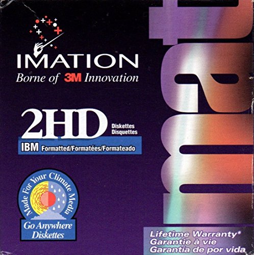 【中古】【未当てはめる・未開封品】Imation 25容器に並べる 2固定ディスク 3.5in 1.44ディスケット IBM初期化済み