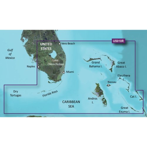 【中古】【未当て嵌める・未開封品】Garmin BlueChart? g2 Vision? 固定ディスク - VUS010R - Southeast Florida - microSD?/SD?