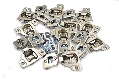 【中古】【未使用・未開封品】Blum 105度 コンパクト 38Nシリーズ 3/4インチ オーバーレイ ねじ式 キャビネットヒンジ 10個パック