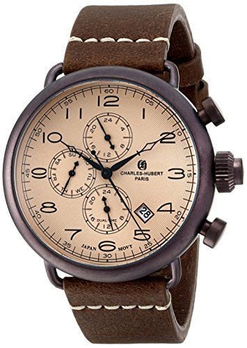 【中古】【未当て嵌める・未開封品】Charles-Hubert, Paris Men\u0027s 3958-N Premium Collection Analog Display JapaneseWatch 靴-その他