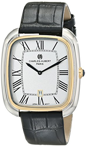 【中古】【未当て嵌める・未開封品】Charles-Hubert Paris Men\u0027s Stainless Steel Quartz Watch