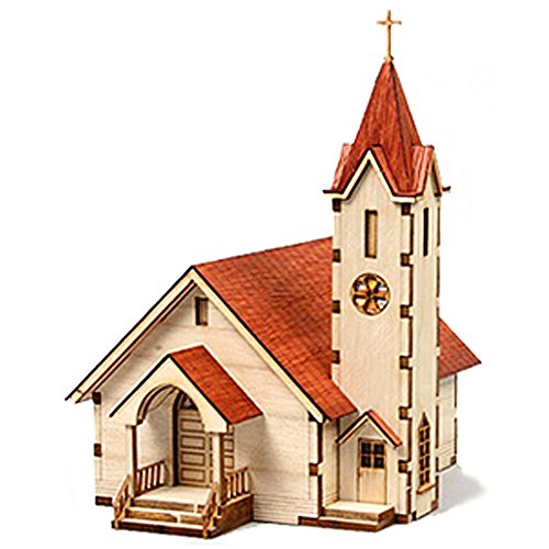 【中古】【未使用・未開封品】木製模型キット ウエスタン教会ll / YG630