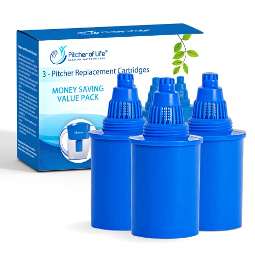 【中古】【未当て嵌める・未開封品】Pitcher of Life Filters Set of 3 by Life Ionizers