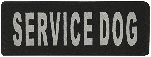 【中古】【未使用・未開封品】Dogline N0210-S-M Removable Cloth Tie Patches Service Dog, Small & Medium