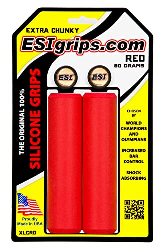 【中古】【未使用・未開封品】ESI Grips ESI_EXTRARR Paire de Poign?es en silicone pour Cintre VTT