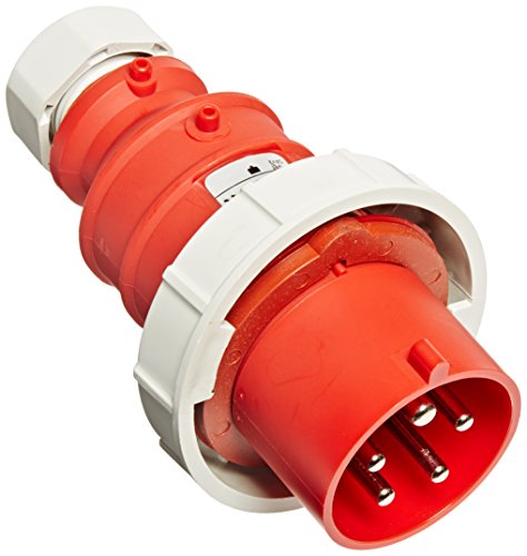 【中古】【未使用・未開封品】Hubbell C532P6W ピンとスリーブ製品 C-IEC プラグ 4ポール 5ワイヤー 32アンペア 220-415V 防水｜AJIMURA-SHOP