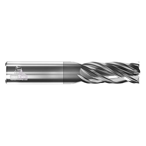 【中古】【未使用・未開封品】CGC Tools GM12F4 Gorilla High Performance Carbide End Mill, GMX-35 Coating, Flat, 4 Flute, 1/2 Diameter, 1-1/4 LOC, 3 OAL by CGC Tools｜AJIMURA-SHOP