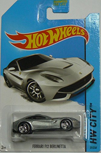 【中古】【未使用・未開封品】2014 Hot Wheels Hw City 31/250 - Ferrari F12 Berlinetta - Silver｜AJIMURA-SHOP