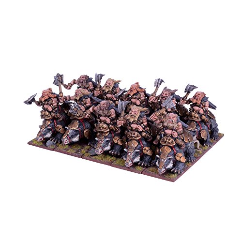 【中古】【未使用・未開封品】Kings of War: Dwarf Berserker Brock Riders Regiment (10)|AJIMURA-SHOP