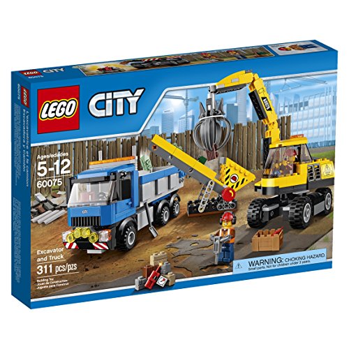 【中古】【未当て嵌める・未開封品】LEGO City Demolition Excavator and Truck