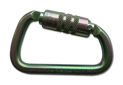 【中古】【未当て嵌める・未開封品】US Rigging USR-12-CTLM Twist Lock Modified D Steel Carabiner, 110 粍 x 67.6 粍 by US Rigging