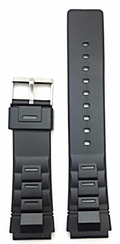 【中古】【未使用・未開封品】20?mmブラックラバー時計バンド???-快適、耐久性PVC素材