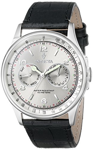 【中古】【未当て嵌める・未開封品】Invicta メンズ 6749SYB ヴィンテージ アナログ見せびらかす スイスクォーツ ブラックウォッチ