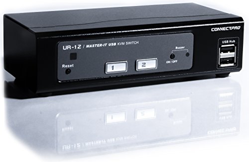 【中古】【未使用・未開封品】CONNECTPRO 2ポート USB2.0 KVMスイッチ タッチパネル対応 UR-12+｜AJIMURA-SHOP