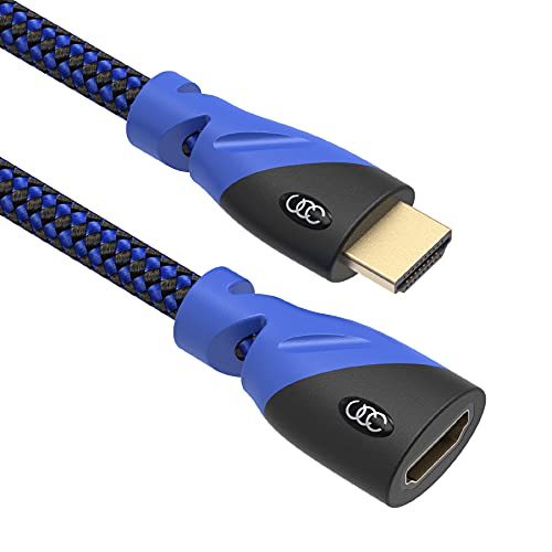 【中古】【未当て嵌める・未開封品】弾丸道路HDMI押しひろげる有線テレビ - 6フート - 牡-メスコネクター 4K HDMIエクステンダー - 6フート