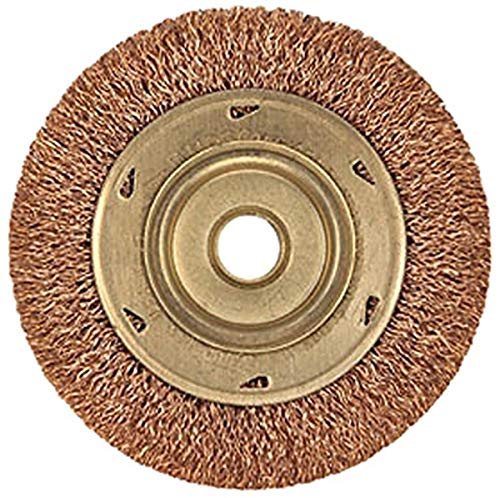 【中古】【未当て嵌める・未開封品】Ampco Safety Tools WB-44 Wheel Crimped Wire Brush, Non-Sparking, Non-Magnetic, Corrosion Resistant, 6 Diameter by Ampco Safety Tools