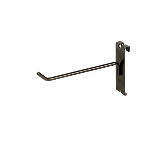 【中古】【未当て嵌める・未開封品】Econoco 6” Panel Display Hooks, Gridwall Hooks, Grid Hook for Gridwall, Display Hooks For Panel, Black, (Pack of 96)