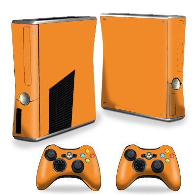 【中古】【未使用・未開封品】マイティースキンズカバーfor Xbox 360?Sスリム+ 2コントローララップステッカースキンソリッドオレンジ｜AJIMURA-SHOP