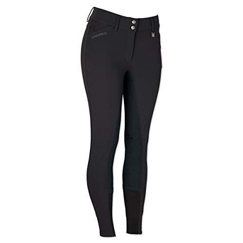 【中古】【未使用・未開封品】(26R, Black) - Romfh Women's LDS Sarafina Microfiber Soft Full Seat Breeches