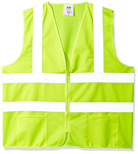 【中古】【未使用・未開封品】TR Industrial(TR産業) 安全ベスト 反射ベスト ポケット2つ ジッパー ニット XLサイズ 5本入り｜AJIMURA-SHOP 16,733円