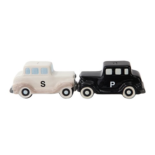【中古】【未使用・未開封品】Salt & Pepper Shakers Set - Antique Cars New Ceramic Gifts 10397画像