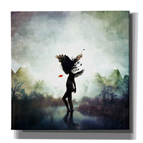 【中古】【未当て嵌める・未開封品】(46糎 x 46糎) - Cortesi Home Giclee Discovery by Mario Sanchez Nevado Canvas Wall Art, 46糎 by 46糎