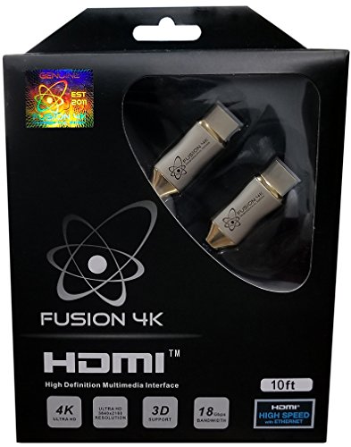 【中古】【未当て嵌める・未開封品】Fusion4K 弾丸道路 4K HDMI有線テレビ (4K @ 60サイクル) - 職業的続きもの (10フート)