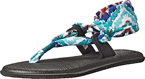 【中古】【未当て嵌める・未開封品】[Sanuk] レディース 6 B(M) US 青碧