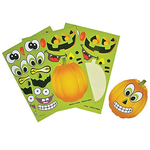 【中古】【未使用・未開封品】Rhode Island Novelty Make a Jack-O-Lantern ステッカーシート