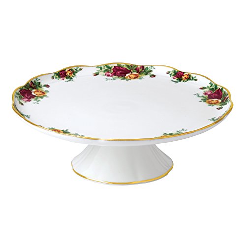 【中古】【未使用・未開封品】Royal Albert オールドカントリーローズ 大型ケーキスタンド 30.5cm