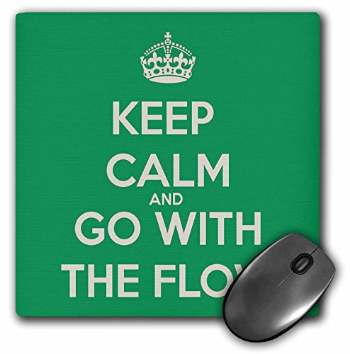 【中古】【未当て嵌める・未開封品】3drose Keep Calm and Go with the Flow緑であること二十日鼠パッド( MP _ 200858?_ 1?)