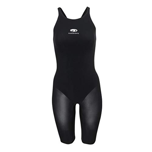 【中古】【未当てはめる・未開封品】NeroFIT Kneeskin（お坊っちゃん大いさ） - レディース競泳用テック背広 W08 黒いこと
