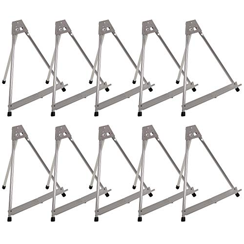 【中古】【未使用・未開封品】US Art Supply Aluminum Tabletop Easel Tri-Pod Display Table Top Design with Rubber Feet 10-Easels (Large - NO Arms) by US Art Supply｜AJIMURA-SHOP